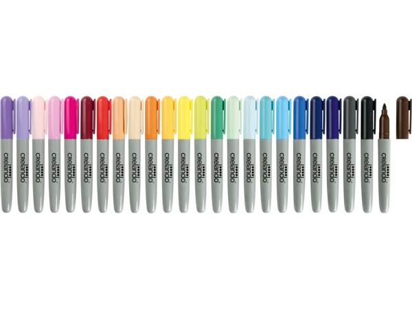 Permanent markers, 24 pieces