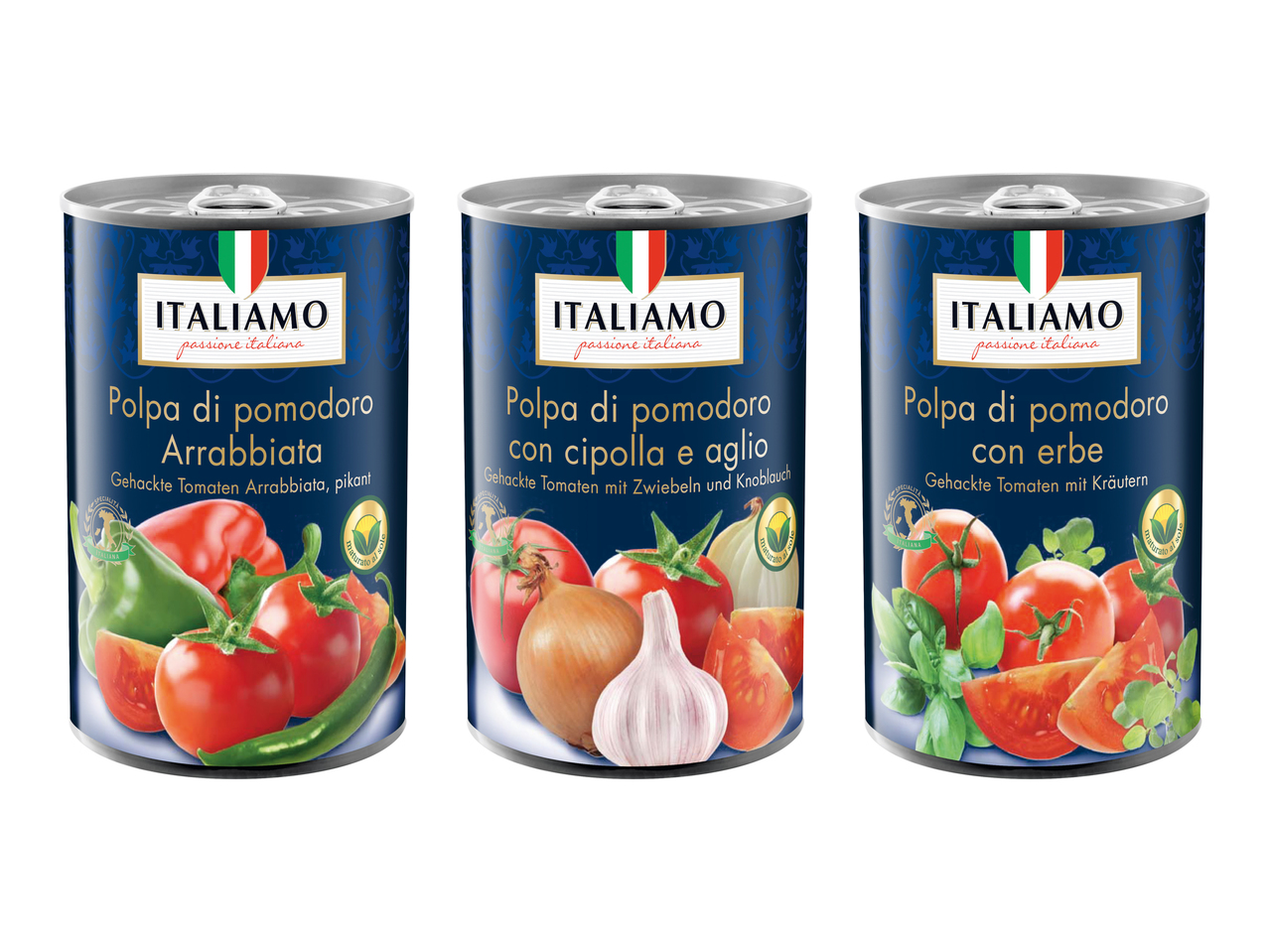 Gehackte Tomaten