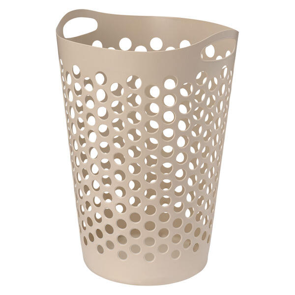 Easy Home Beige Laundry Basket