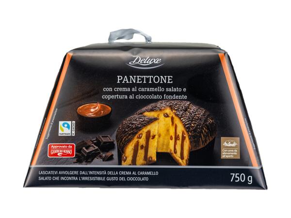 Panettone with Salted Caramel Cream