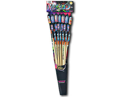 Lot de fusées Mikado, 19 pièces WECO SUISSE(R)