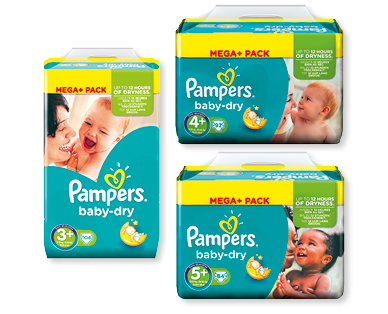 Couches Baby-Dry PAMPERS(R)