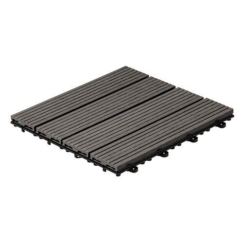 HOME DELUXE WPC Klickfliesen BAVARO Anthrazit 3 m²