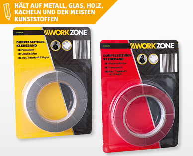 WORKZONE(R) Doppelseitiges Montage-Klebeband