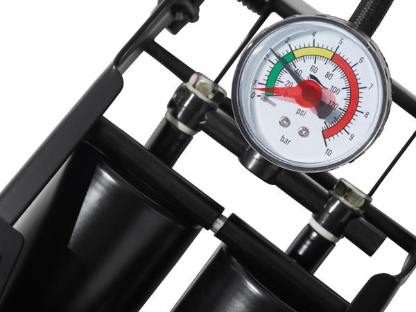 Double Barrel Foot Pump