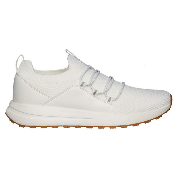 Crane Ladies White Slip On Trainer Shoes - Size 9