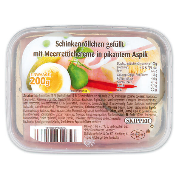 Schinkenröllchen