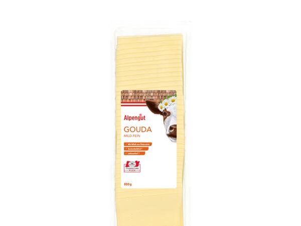Gouda in Scheiben