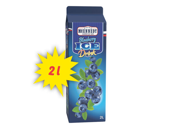 Iste med blåbärssmak
