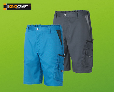 KING CRAFT FASHION Herren-Arbeitsshorts