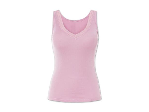 Damen Achselhemd mit Spitze