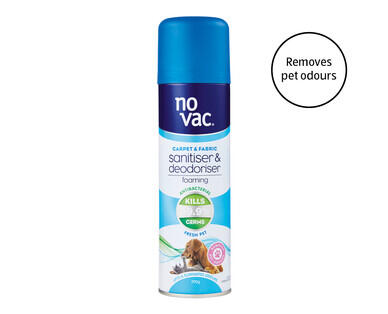 No Vac Fresh Pet Foaming Sanitiser & Deodoriser 290g