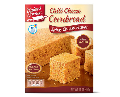 Baker's Corner Chili Cheese Cornbread or Beer Bread Mix