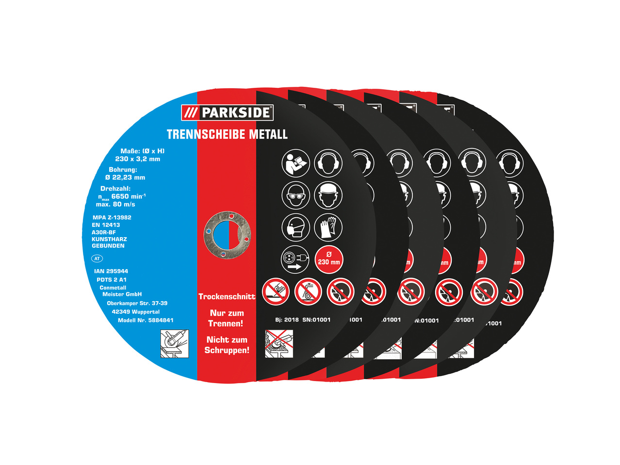 Parkside Metal/Stone Cutting & Grinding Discs or Diamond Discs1