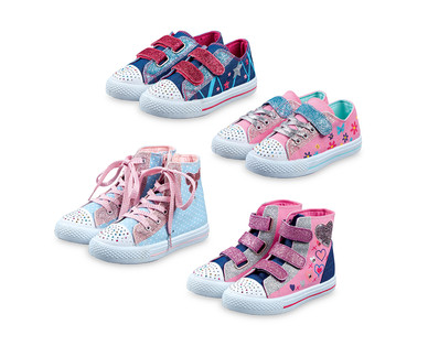 Girls' Canvas Lights Pumps