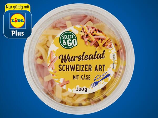 Wurstsalat mit Dressing