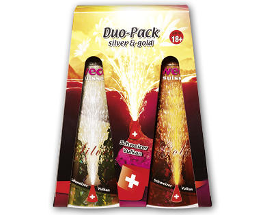 Lot de volcans, 2 pièces WECO(R) SUISSE