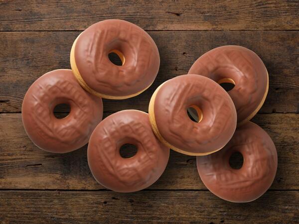 Donuts au chocolat XXL