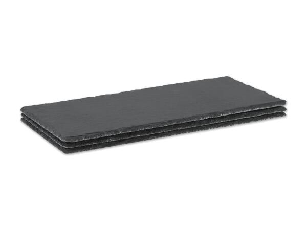 Schiefer-Servierplatten oder Untersetzer