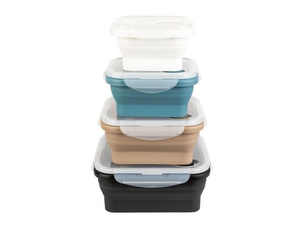 Ernesto Collapsible Square Food Storage Containers - Set of 4