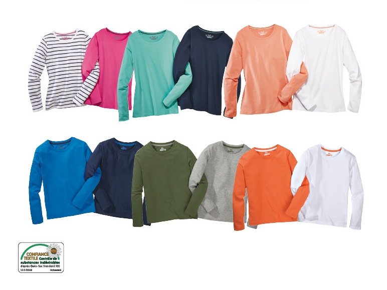 Tee-shirts à manches longues, lot de 2