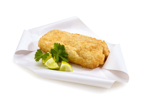 Filet de cabillaud pané