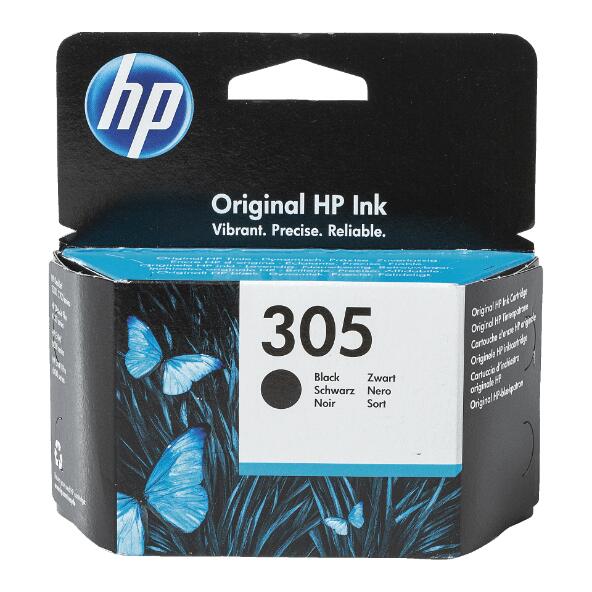 HP(R) 				Cartouche d'encre noire HP(R) 305