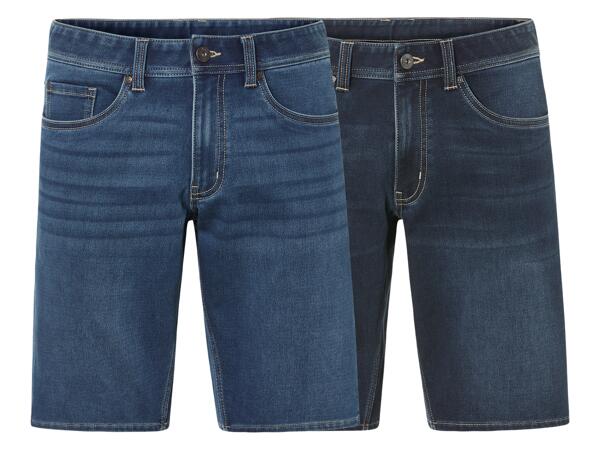Bermudashorts i sweatdenim
