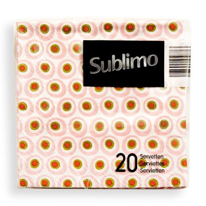 Mini serviettes, 20 pcs