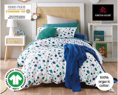Organic Cotton Quilt Cover Set – Double Size