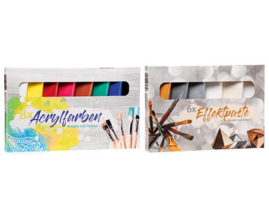 COLORI ACRILICI/ PASTE AD EFFETTO