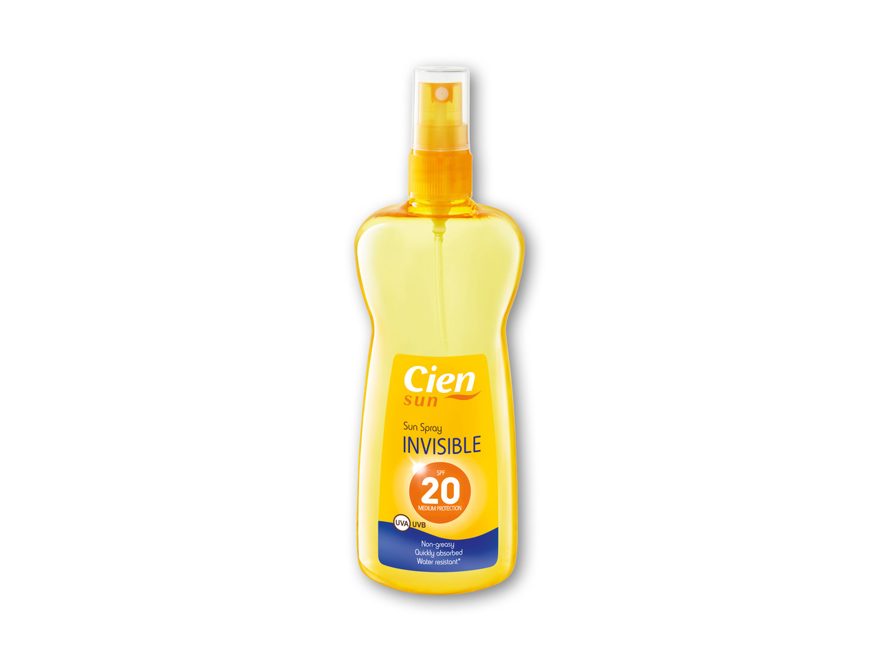Transparent solspray