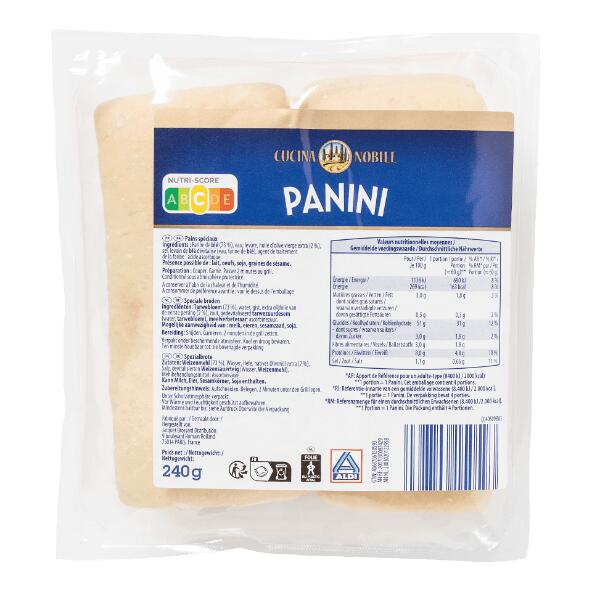 CUCINA NOBILE(R) 				Pains pour paninis