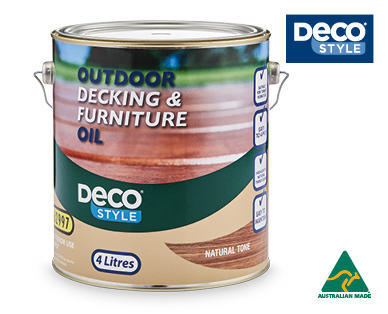 Outdoor Decking and Furniture Oil 4L