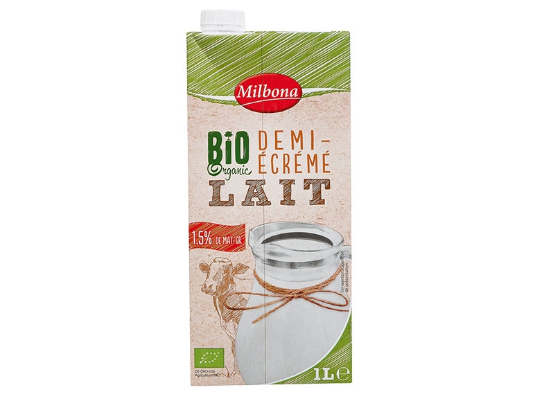 Fettarme Bio-Milch