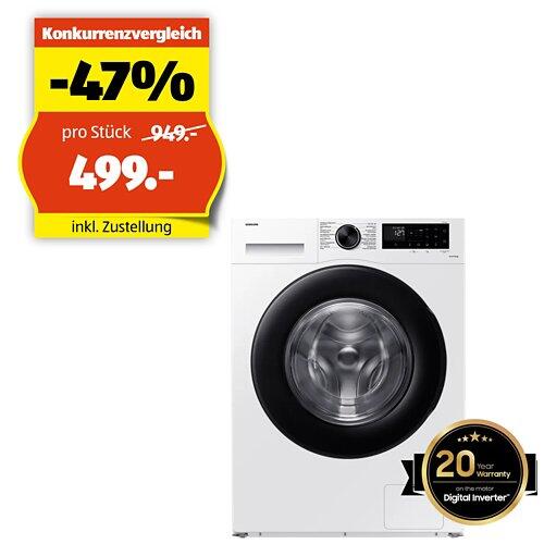 SAMSUNG Waschmaschine WW5000C, 9kg, A, WW90CGC04AAEWS