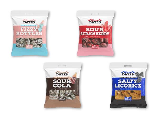 GREEN DATES Candy Dates