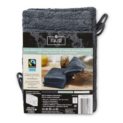 Fairtradewashandjes of -gastendoekjes