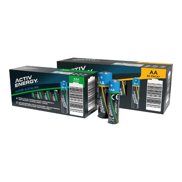 ACTIV ENERGY(R) 				Alkalibatterien, 30 St.
