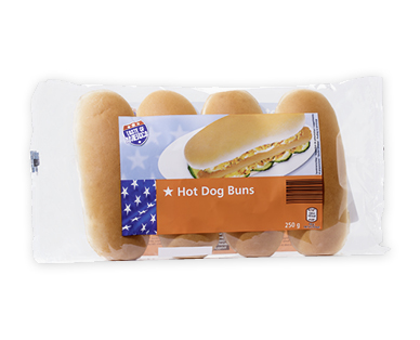 Pains à hot-dogs TASTE OF AMERICA