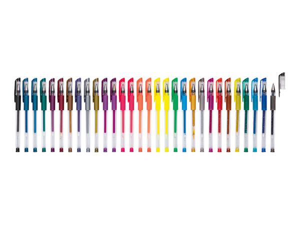 Gelpennor, 30-pack