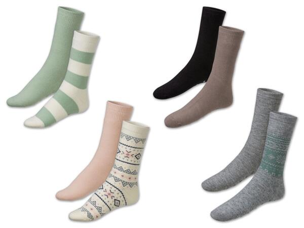 Damen/​Herren Thermosocken, 2 Paar