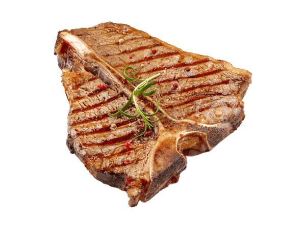 Frisches T-Bone Steak vom Rind