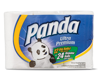Panda Ultra Premium Double Roll Bath Tissue