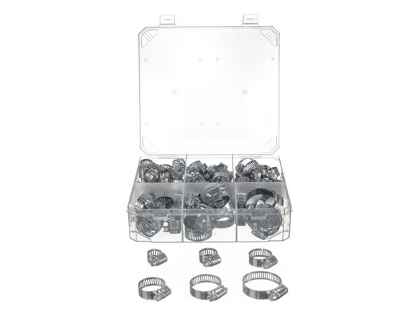 Assorted washers, shrink tubing or hose clips