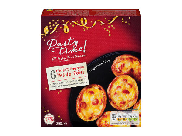 Partytime Potato Skins assorted