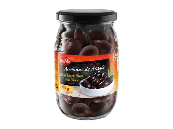Whole Black Olives with Stone