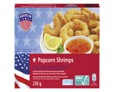 AMERICAN 
 CREVETTES PANÉES
