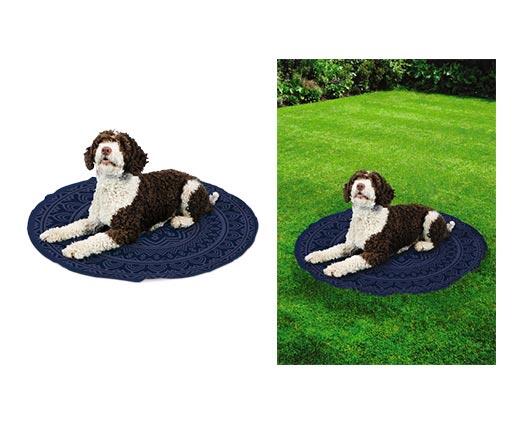Heart to Tail 
 Large Round Cooling Mat