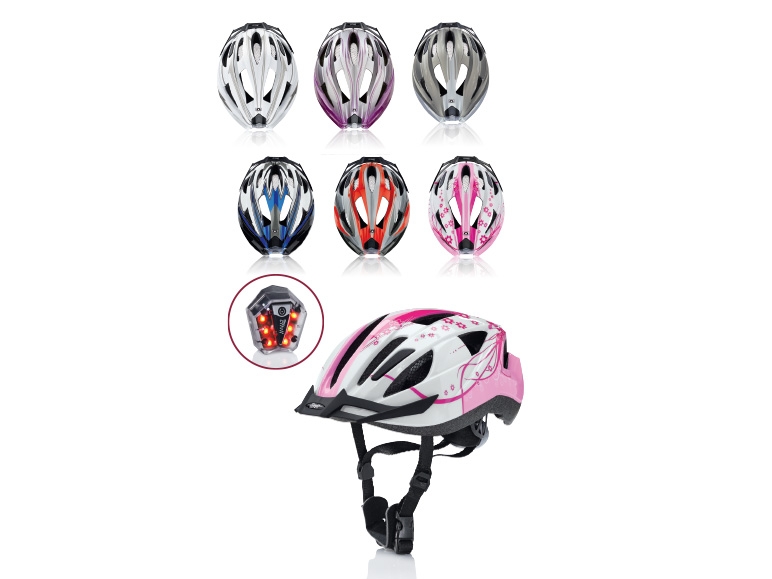Crivit(R) Kids'/Adults' Cycle Helmet with Rear Light